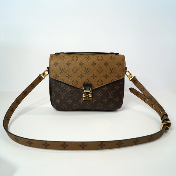 *FINAL SALE* Authentic Louis Vuitton Pochette Métis Monogram Reverse - Picture 1 of 9
